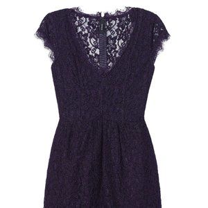 Aritzia Tobias Lace Dress - Dark Purple Size 2